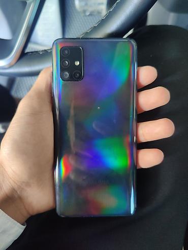 gala: Samsung Galaxy A51, Б/у, 64 ГБ, цвет - Черный, 2 SIM — 2