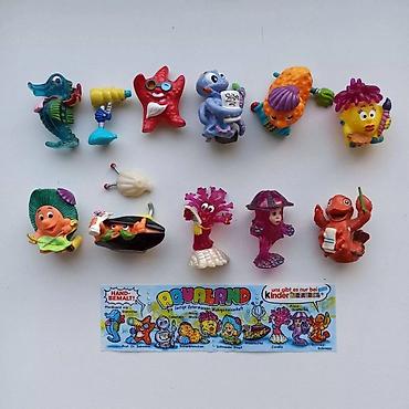 kinder surprise oyuncaqları: Kolleksiya üçün fiqurlar dəsti Kinder Surprise, Kinder Joy, Burger — 3