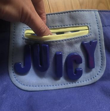 Torbe: JUICY COUTURE platnena torba. Ima nekoliko fleka po njoj i delovi od — 5