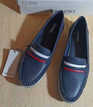 Mokasine: Lasocki ženske kožne mokasine38novenikad nosene. - Model — 6