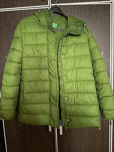 Куртки: Пуховик куртка, Benetton, XL — 3