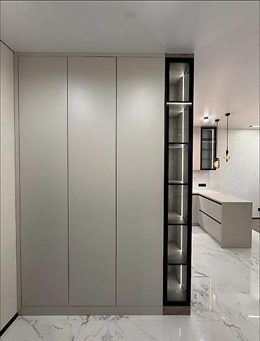 silver kitchen: Кухонный гарнитур, Новый, цвет - Бежевый — 3