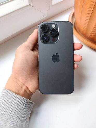 айфон 7 новый цена в бишкеке: IPhone 14 Pro, Колдонулган, 256 ГБ, Black Titanium, Куту, Каптама, 86 %