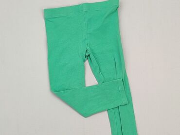 koszula flanelowa dziewczęca: Leggings for kids, H&M, 3-4 years, 104, condition - Very good