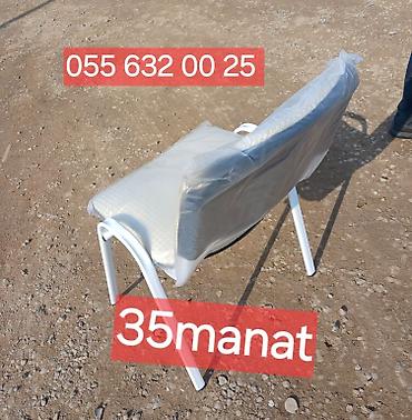 kafe stul: Mətbəx üçün, Yeni, Qatlanmayan, rəng - Ağ Stul — 2