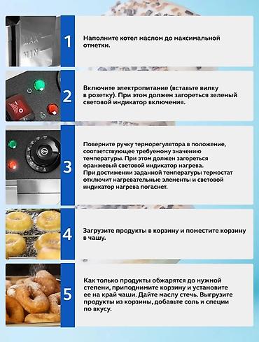 пекарь хлеб: Фритюрница-чебуречница GASTRORAG CZG-EF-16L Профессиональная — 2