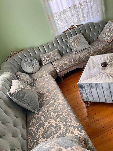 çilek mebel: Ikinci el kunc divan + jurnalni .umumi uzunlugu 3 metrdir nezerinize — 1