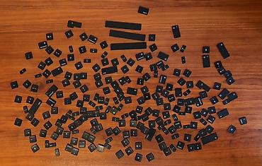dell noutbuk: A2337 üçün qara rəngli 175 ədəd keycap (klaviş başlıqları) dəsti — 1
