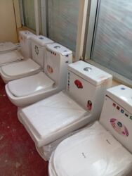 Çanaqlar, tülpanlar: Ayaqüstü lavabolar – keramika, klassik ağ rəng Məhsulun — 8