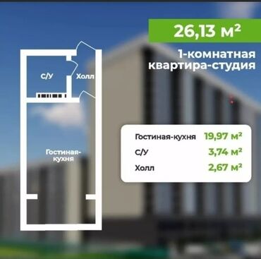 продажа земли: 1 комната, 26 м², 108 серия, 3 этаж