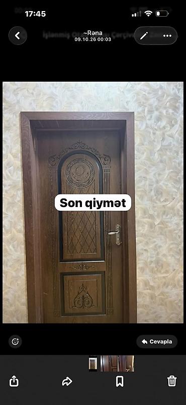Qapılar satılır – 4 ədəd - Material: taxta (taxta teksturalı)