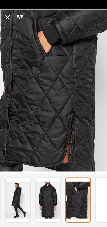 Kurtkalar: Qadın üçün qara kurtka. Ölçüsü səhv gəldiyi üçün satılır. S-38 bədən — 7