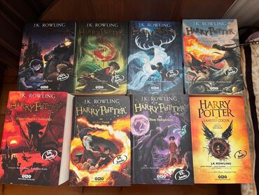 Harry Potter kitabları Set kimi 40 azn. Yenidir hamısı birlikde 40 azn
