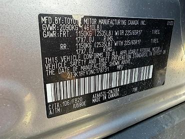 range river: Toyota RAV4: 2022 г., 2.5 л, Автомат, Бензин, Кроссовер — 10