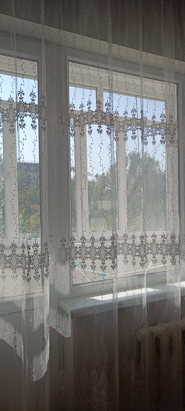 гардины для штор: Портьера, С вышивкой, Готовое изделие, Б/у