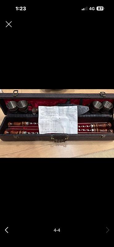 haktan pack: Подарочный набор для пикника/мангала в чемодане Состав набора: - Нож — 4