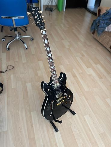 Gitaralar: Harley Benton HB-35 Plus (Black) — satılır Epiphone ES-335 tipli — 1