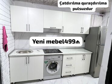 Yataq otağı dəstləri: Endirim😍 *Yeni Mətbəx mebeli 499₼* Ölçü 2.50metr yüksək keyfiyyətlə