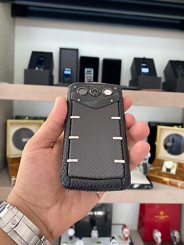 işdənmiş telefonlar: Vertu Quest Carbon Ceramika Black Orginal islenmisdi ideal — 2
