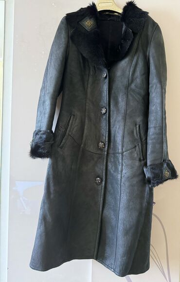 дубленки куртки кожа: Дублёнка, Классикалык модель, Туркия, Узун модель, M (EU 38)