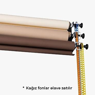 3 d panel: Selens 3W modeli 3 ədəd arxa fon kağızını saxlamaq üçün — 5