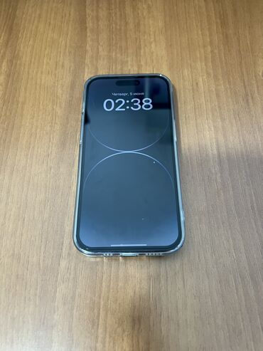 аифоны: IPhone 14 Pro, 128 ГБ, Black Titanium, Защитное стекло, Чехол, 86 %