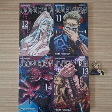 транспортные услуги по перевозке грузов: Jujutsu Kaisen 11-12-13-14 ciltler.Yeni alınıbdır heç oxunmuyubdur