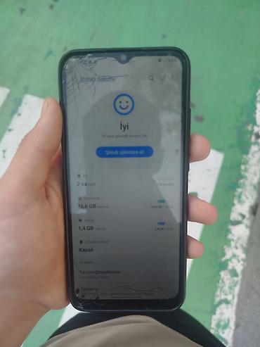 samsung tel: Samsung Galaxy A02 S, 32 GB, rəng - Qara, Face ID — 1