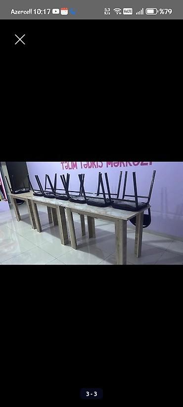 Masa və oturacaq dəstləri: Yeni, Açılmayan, Dördbucaq masa — 2