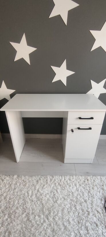 письменный стол для детей: Стол, цвет - Белый