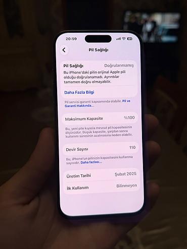 ekran iphone: IPhone 15 Pro, 128 GB, White Titanium, Face ID — 8
