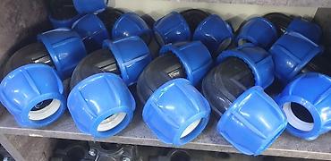 Муфты для соединения труб: Компрессионные фитинги TEBO technics для ПНД труб. В ассортименте — 6