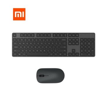 xiaomi mi 10 t цена в бишкеке: Комплект клавиатура + мышь Xiaomi Mi wireless keyboard and mouse set