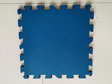 Модульные покрытия, пазлы: Плитка-коврик из резиновой крошки с замком «пазл» для спортивных и — 11