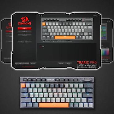 klavyatura komputer: Redragon Traric Pro K634GG-RGB-PRO Wireless Mechanical Gaming Keyboard — 5