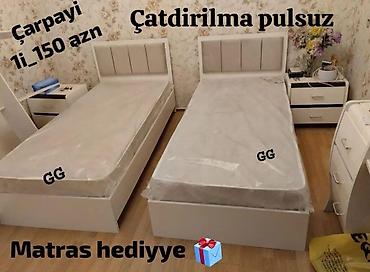 Çarpayılar: Çarpayı – tək nəfərlik model - Ölçü: tək ölçü (standard tək nəfərlik — 5