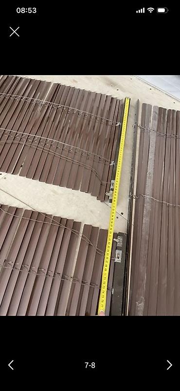 Шторы и жалюзи: Məhsul: Yatay jalüz pərdələr (qəhvəyi rəng) Təsvir: - Material — 5