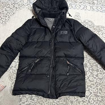 обмен на вещи: Мужская куртка, M, Armani, Б/у, цвет - Черный, Самовывоз — 1