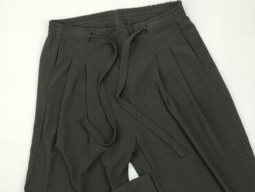 spodnie materiałowe w kratę: Trousers, M (EU 38), condition - Very good