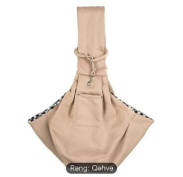 vəhşi itlər: Ev heyvanları üçün çiyin asqılı daşıma çantası - Model: sling tipli — 1