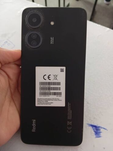 чехол на redmi: Redmi, Redmi 13C, Б/у, 128 ГБ, цвет - Черный