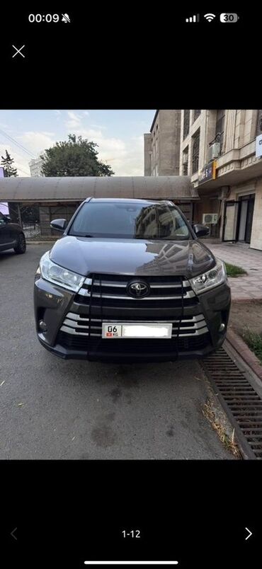 7 местные машины: Toyota Highlander: 2019 г., 3.5 л, Автоматические, Бензин, Кроссовер