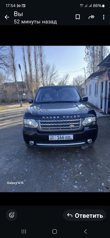 Land Rover: Land Rover Range Rover: 2011 г., 5 л, Автомат, Бензин, Внедорожник