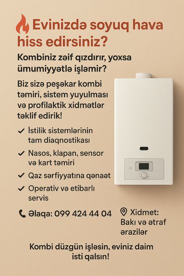 kombi matoru: Evinizdə soyuq hava hiss edirsiniz? Kombiniz zəif qızdırır və ya
