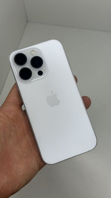 Apple iPhone: IPhone 14 Pro, Б/у, 256 ГБ, Matte Silver, 89 %