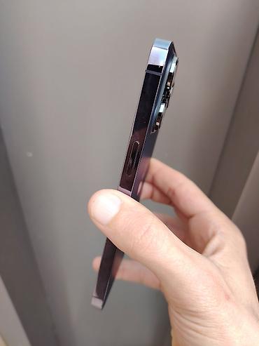 Apple iPhone: IPhone 14 Pro Max, 128 GB, Deep Purple, Zəmanət, Simsiz şarj, Face ID — 11