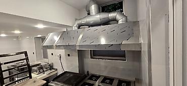 Restoran və sənaye mətbəxləri üçün professional havalandırma və tüstü