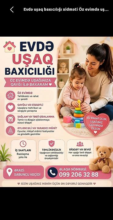 ремонт в квартире: Ev şəraitində uşaq baxıcılığı xidməti Xidmətin mahiyyəti: - Öz evimdə — 1