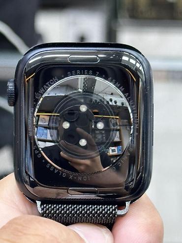 watch s10: Apple Watch Series 7, 45 мм, akb 82% корпус 9/10 комплект +1 ремень — 4