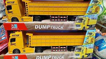 реалист: Игрушечные грузовики CITY TRUCK от LINDA - Модели: Container Truck — 2